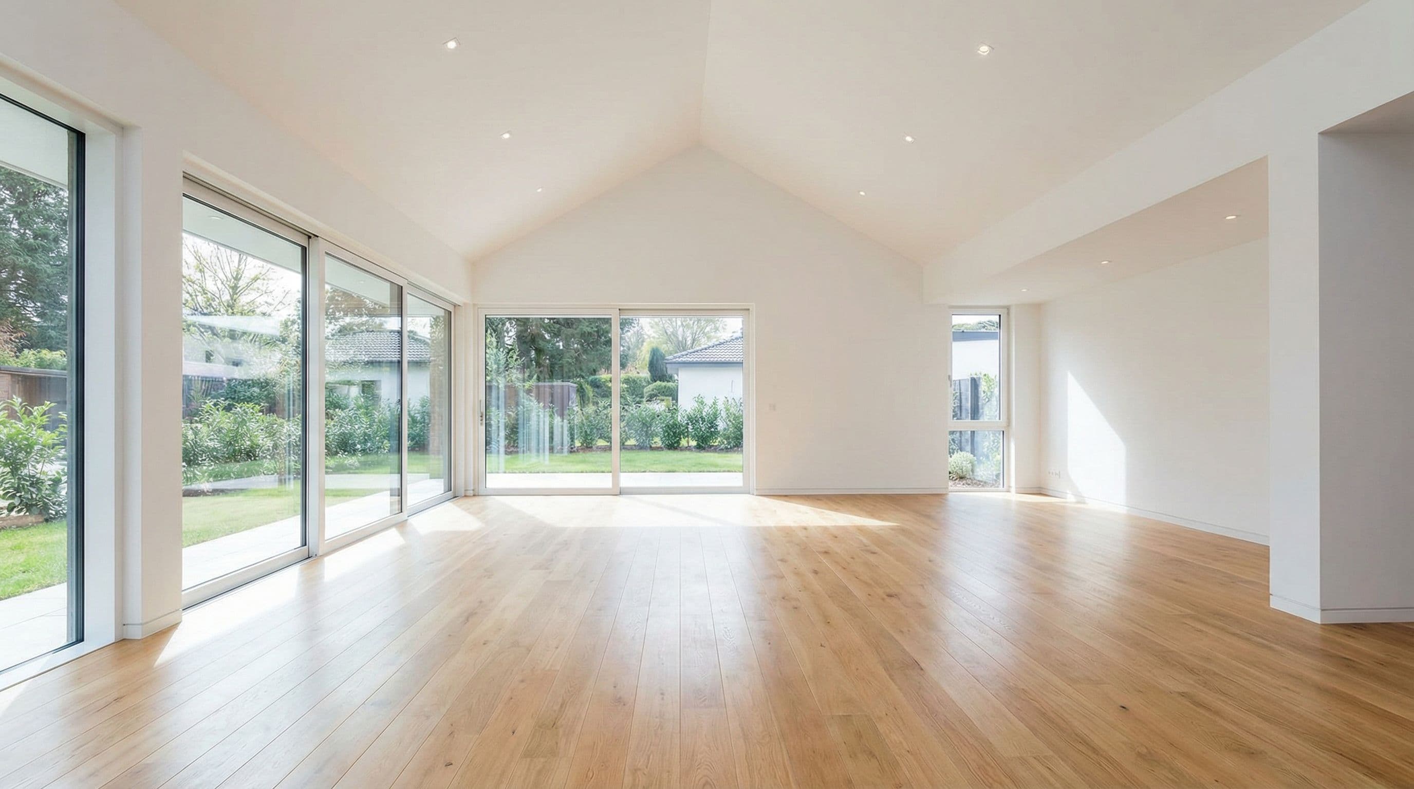 Empty room before staging