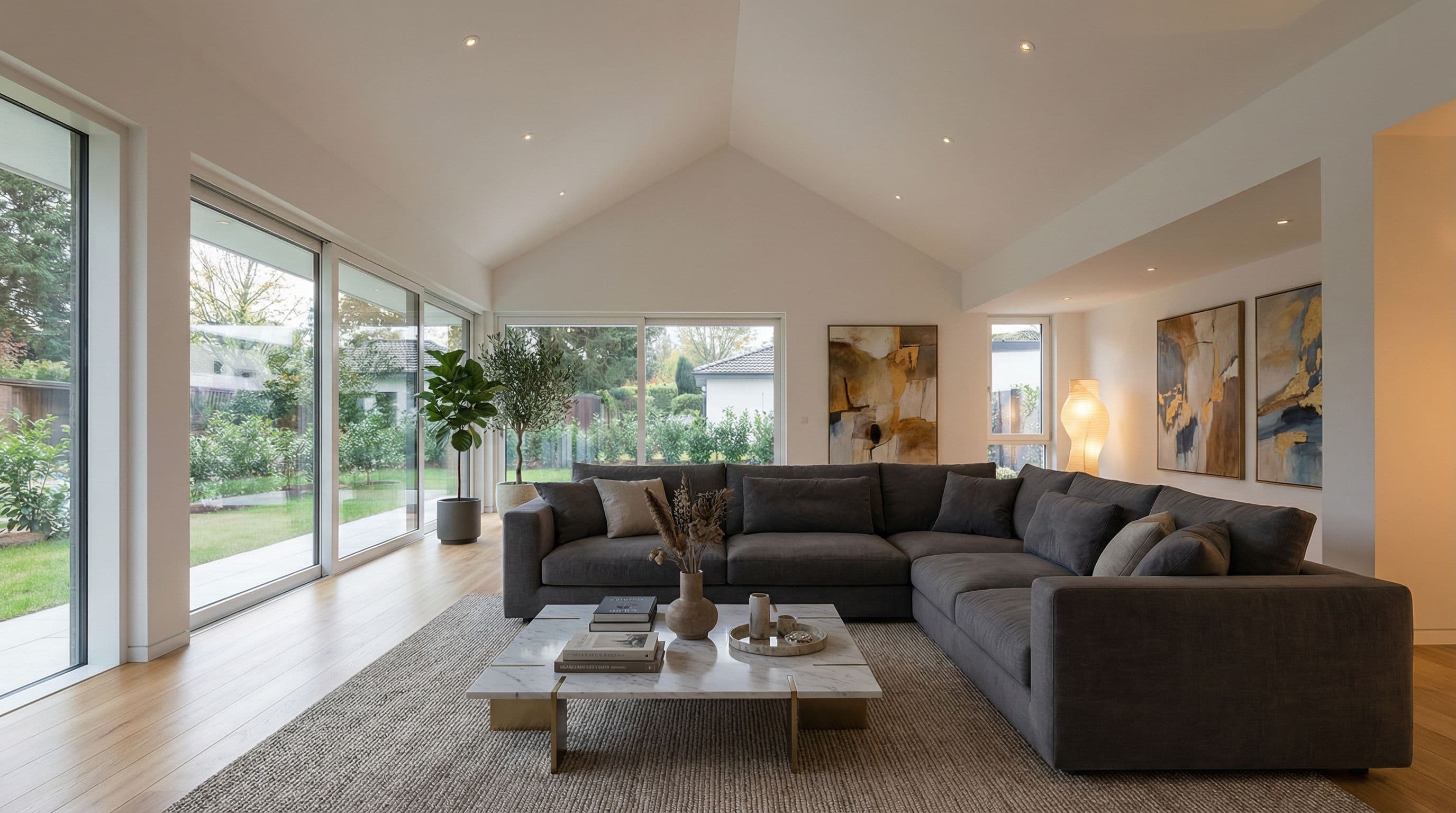 Beautifully staged room