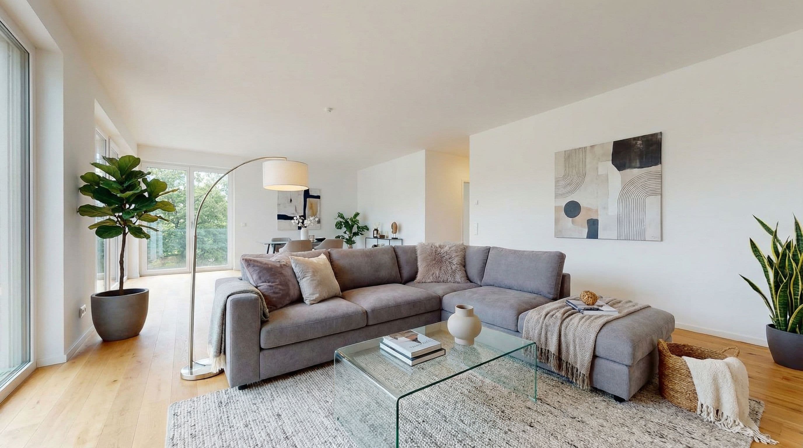 Furnished living room